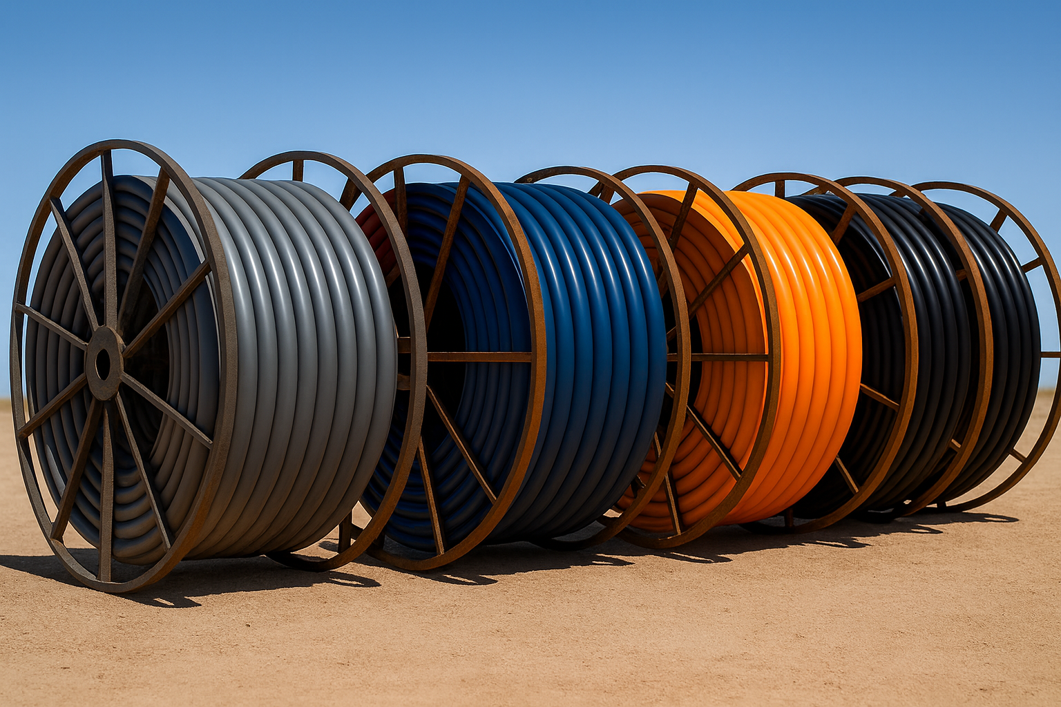 ChatGPT Image Oct 24, 2025, 02_07_39 PM Request quote for HDPE conduit reels ready for shipment to fiber and electrical contractors.