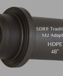 48 inch IPS SDR 11 HDPE MJ adapter for mechanical joint connection